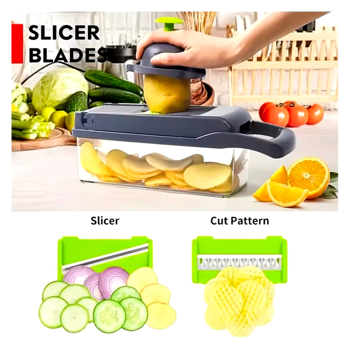 16 in 1 Multifunctional Food Chopper