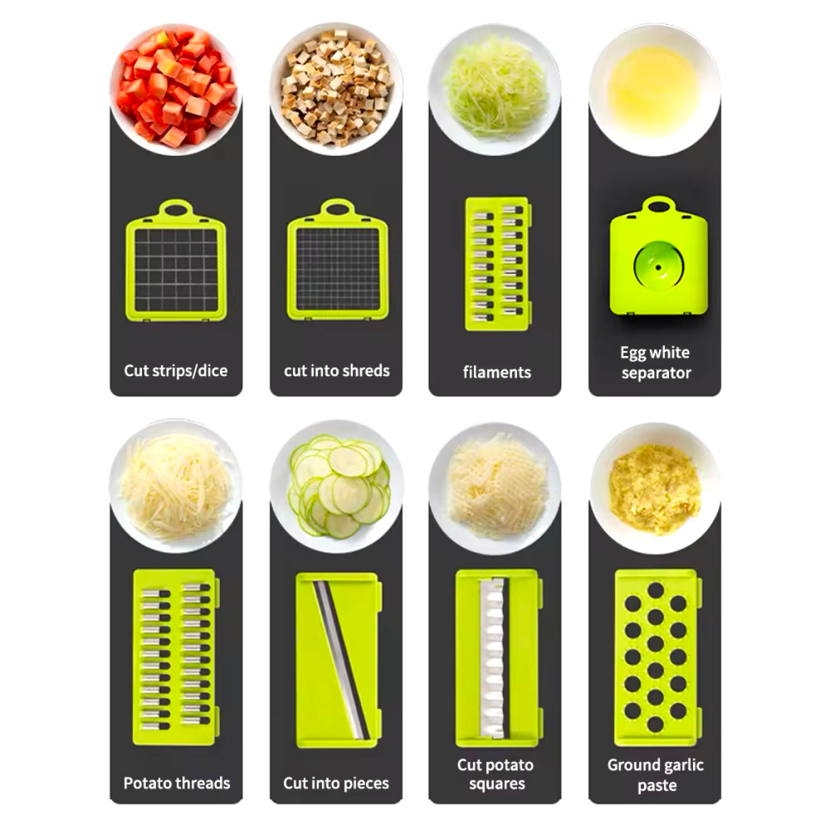 16 in 1 Multifunctional Food Chopper