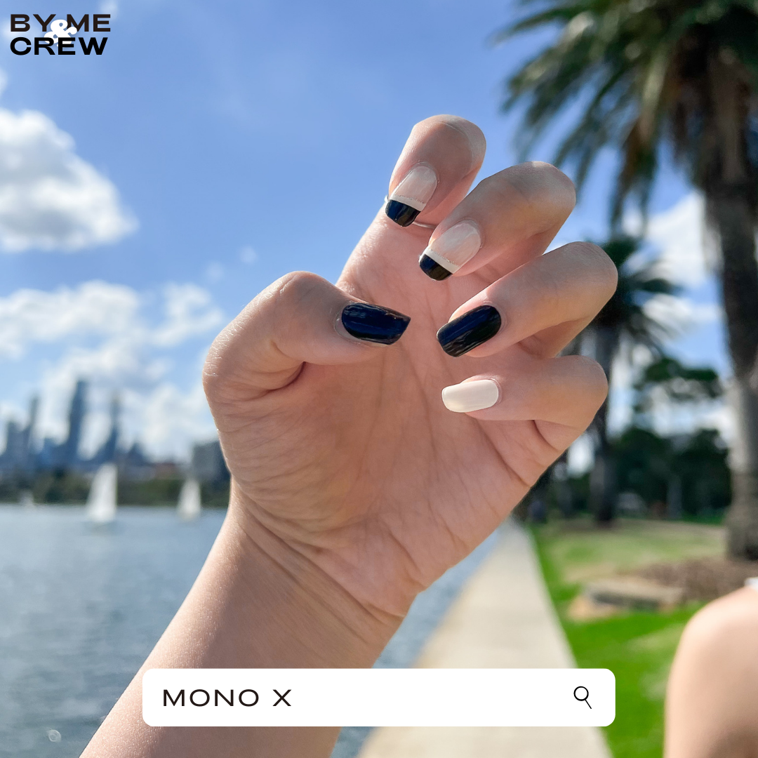 Monochrome X Semicured Gel Nail Sticker Kit