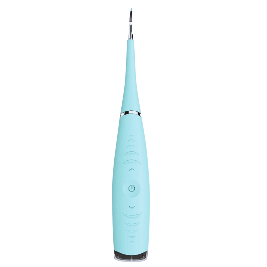 an I remove coffee, tea, and nicotine stains from my teeth? Absolutely! You can easily switch the cleaning head to the flat tip and place it on your stained spots. The minuscule vibrations can gently uplift layers of stains caused by colored food, beverages, and nicotine from your teeth. Safe & Effective Dental Solution at Home TopSmile Ultrasonic Tooth Cleaner
