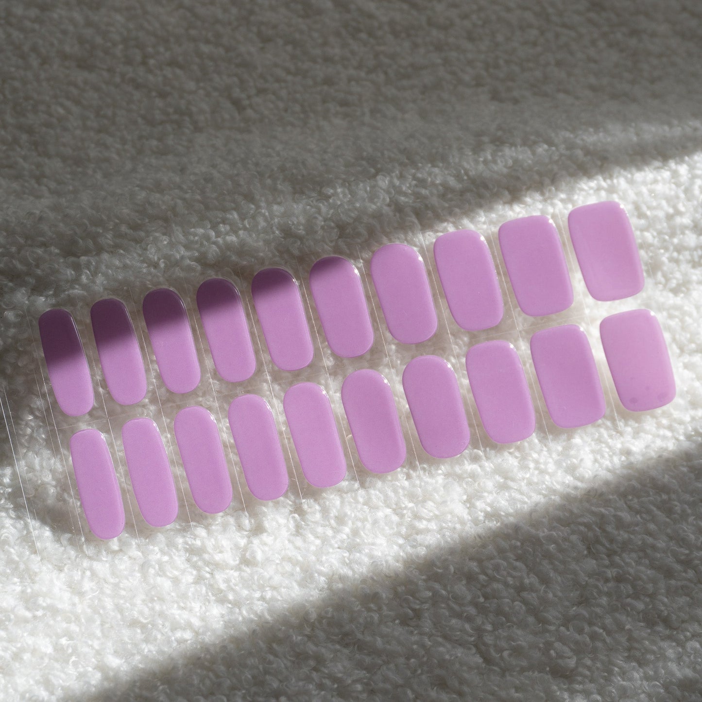 Bahama Pink (Glow in Dark) Semicured GEWEL Gel Nail Stickers Kit