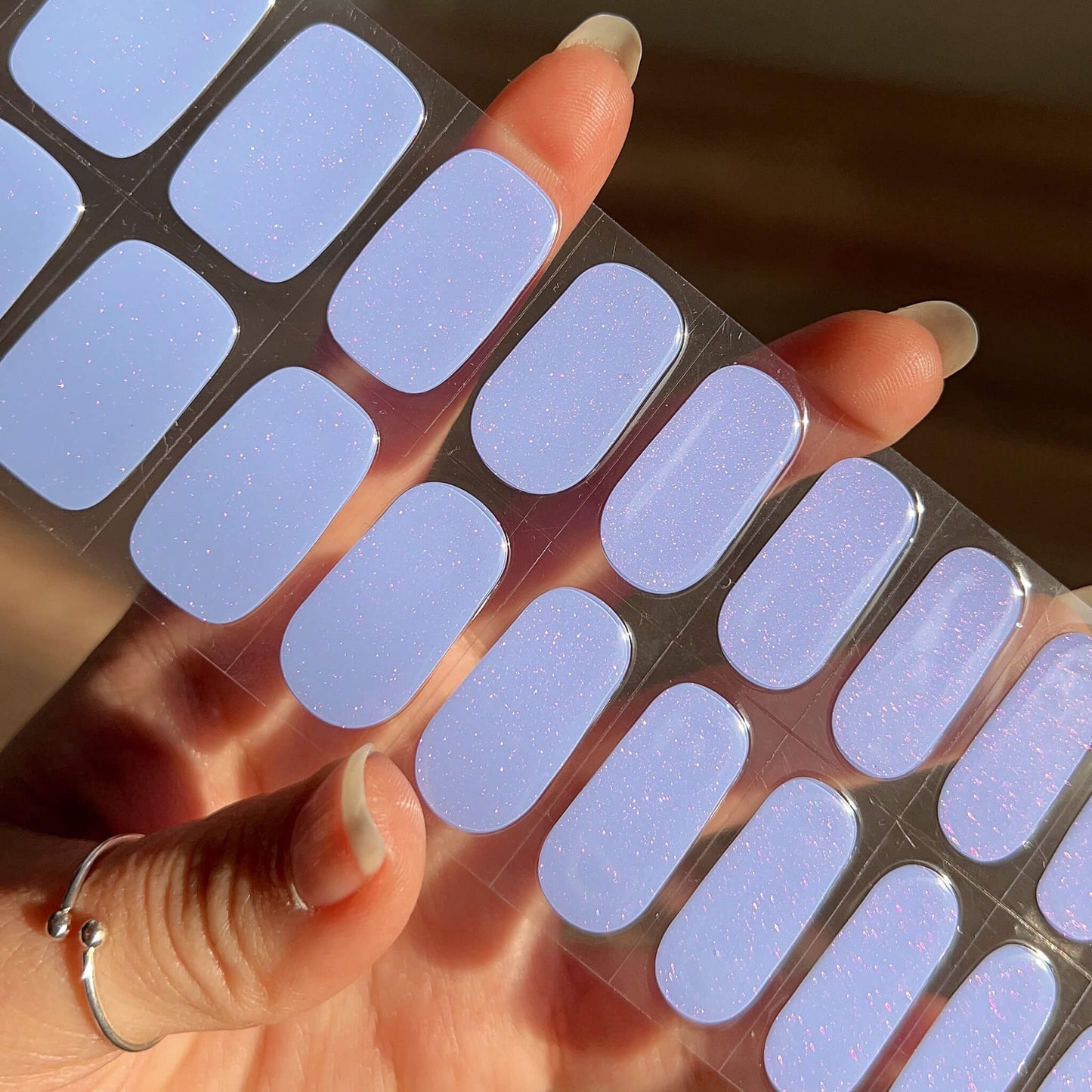 Peritwinkle Blue ✨ Semicured DIY Gel Nail Sticker Kit