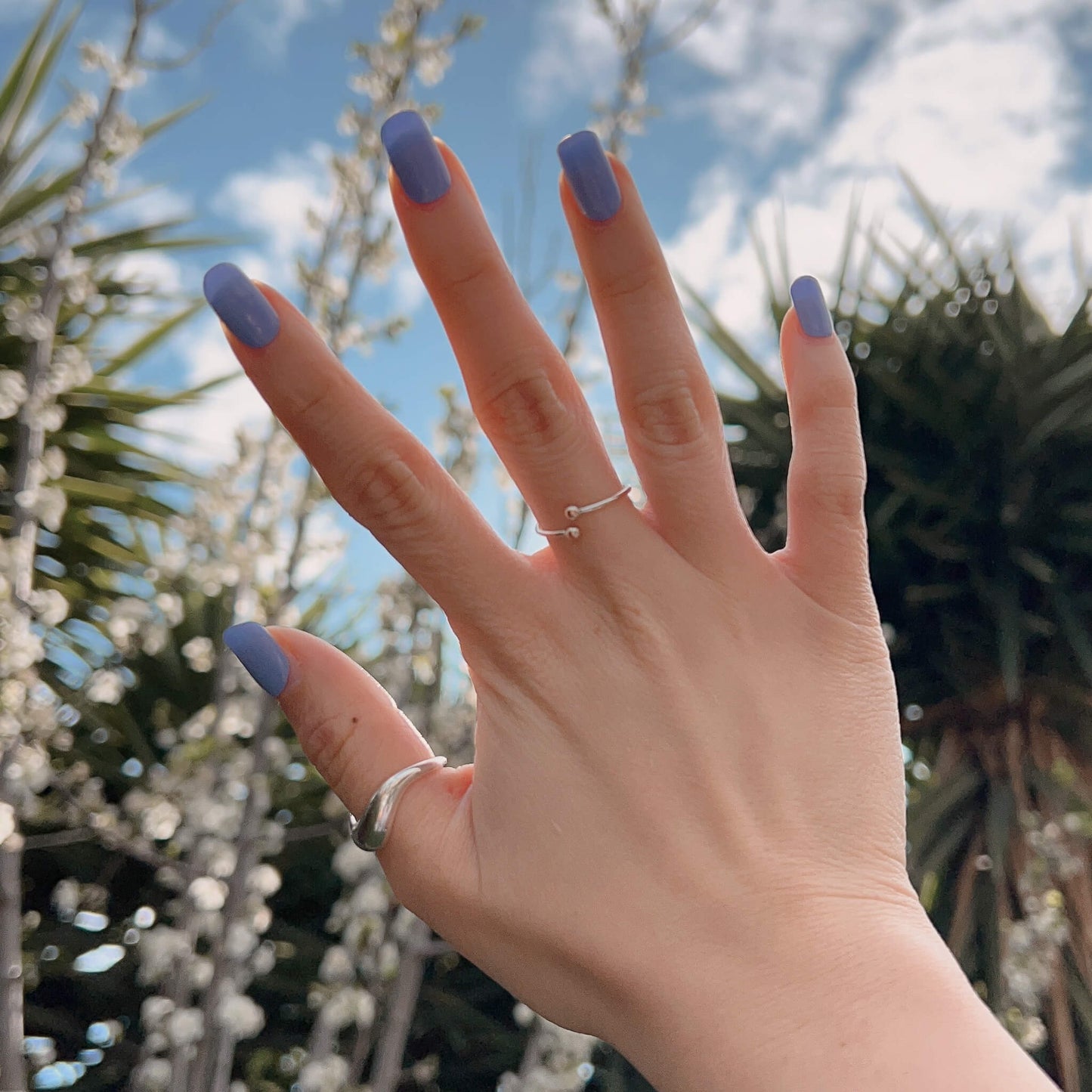 Peritwinkle Blue ✨ Semicured DIY Gel Nail Sticker Kit