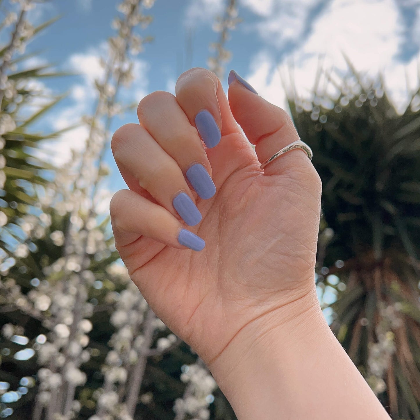 Peritwinkle Blue ✨ Semicured DIY Gel Nail Sticker Kit