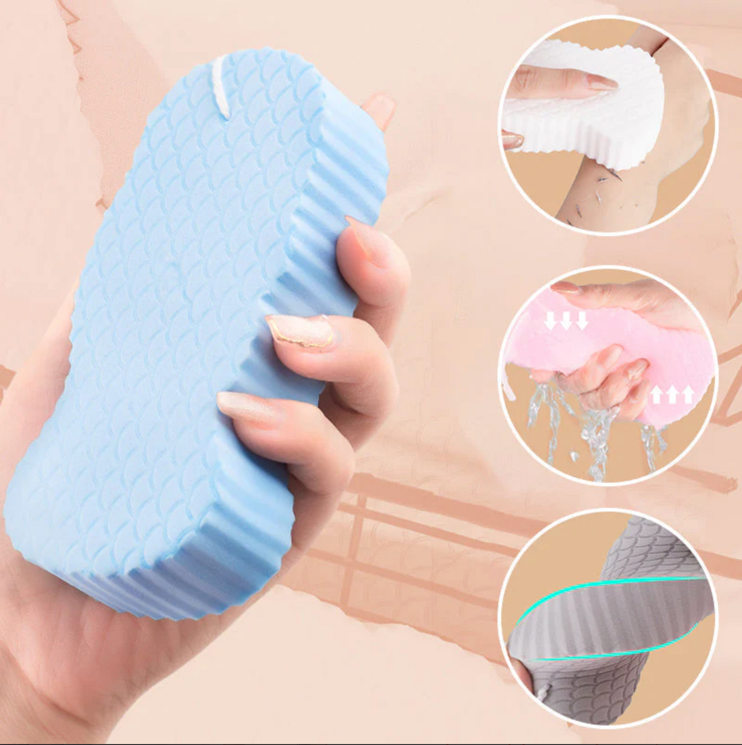 Body Scrubber - Grey