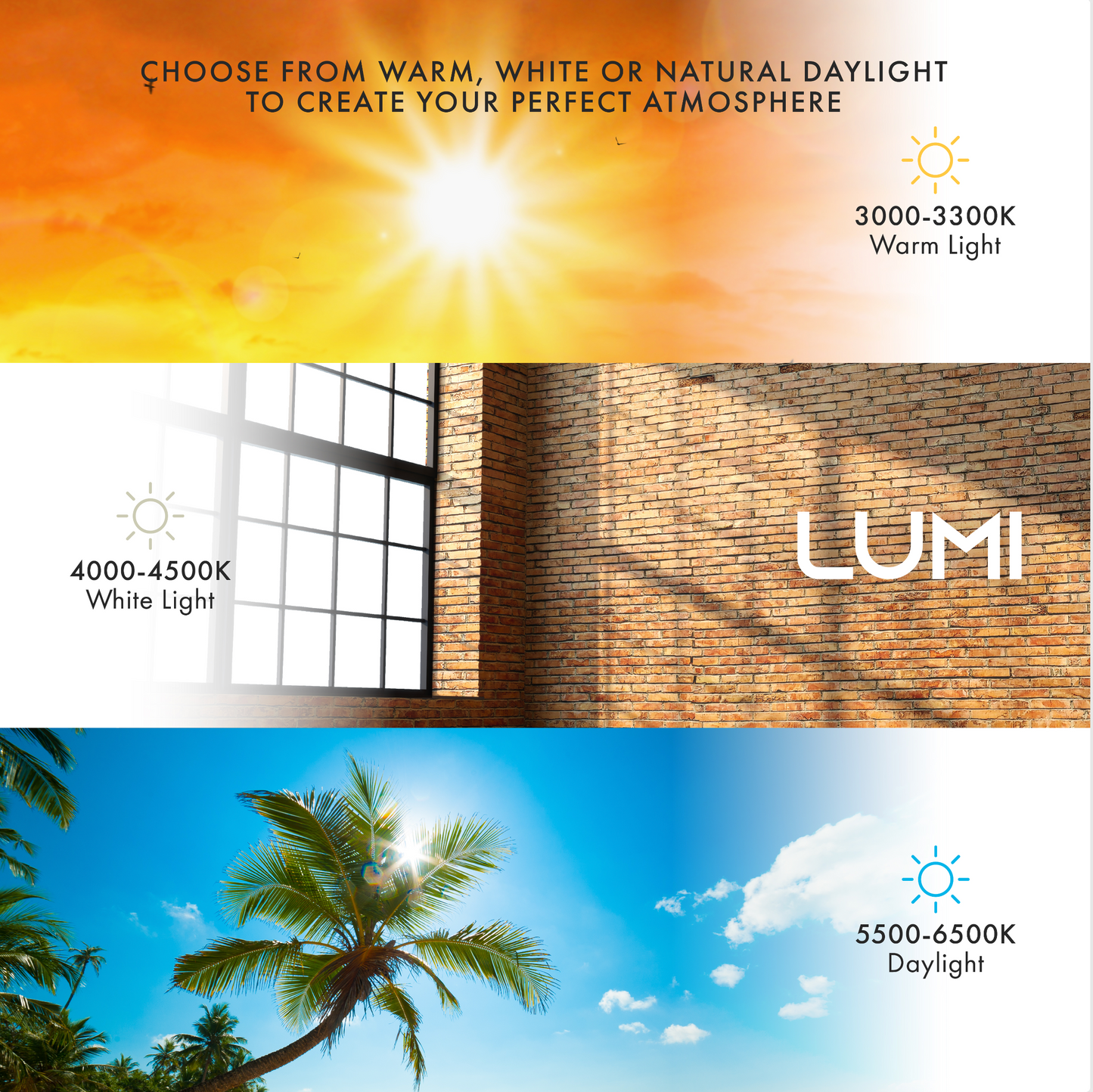 LUMI SAD Light Therapy Lamp, 10,000 Lux