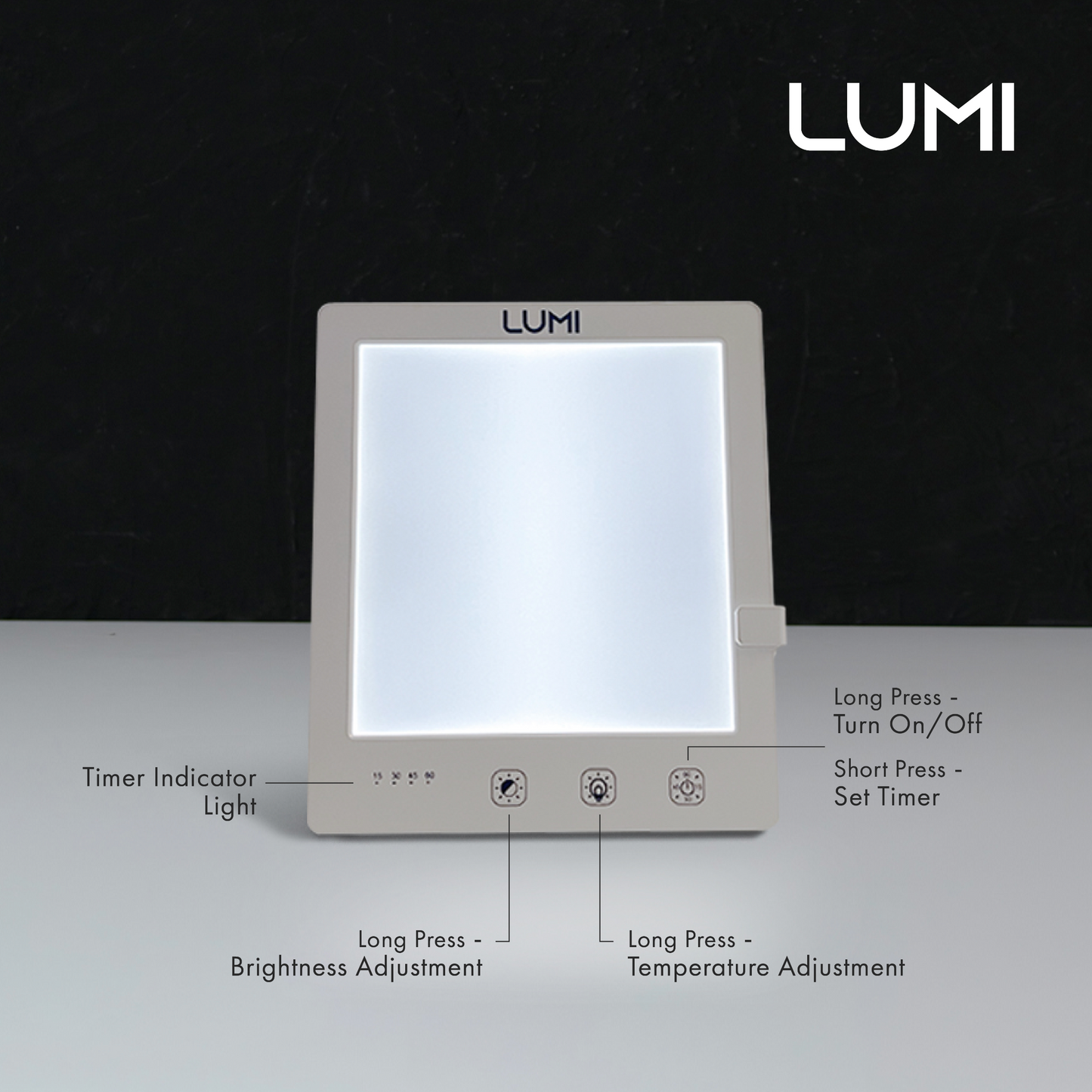 LUMI SAD Light Therapy Lamp, 10,000 Lux