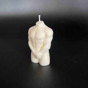 Candle, ON SALE, Male Torso Candle, Candle, Custom Candle, Torso Candle, Soy Wax Candle,