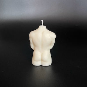 Candle, ON SALE, Male Torso Candle, Candle, Custom Candle, Torso Candle, Soy Wax Candle,