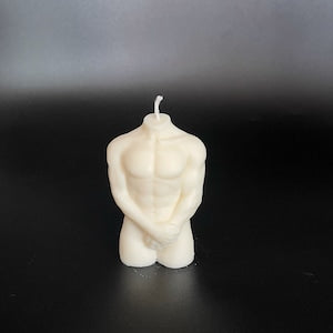 Candle, ON SALE, Male Torso Candle, Candle, Custom Candle, Torso Candle, Soy Wax Candle,
