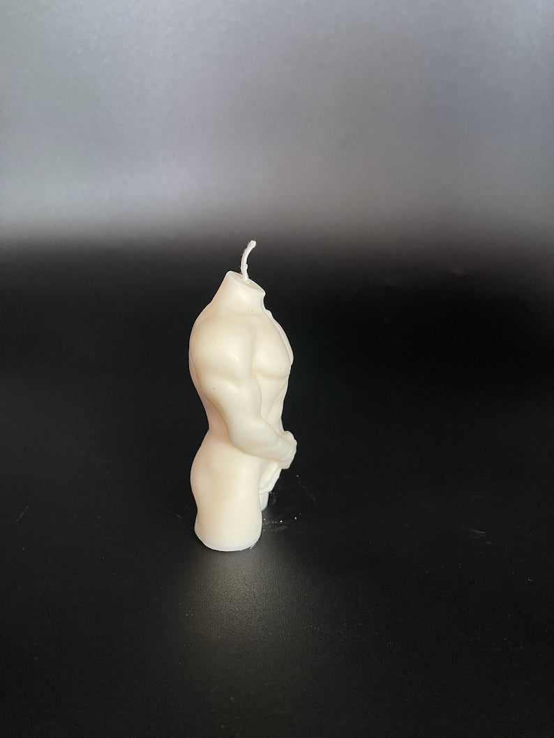 Candle, ON SALE, Male Torso Candle, Candle, Custom Candle, Torso Candle, Soy Wax Candle,