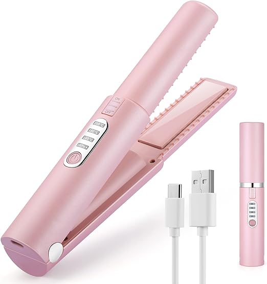 Portable wireless Hair Straightener