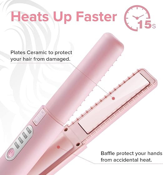 Portable wireless Hair Straightener