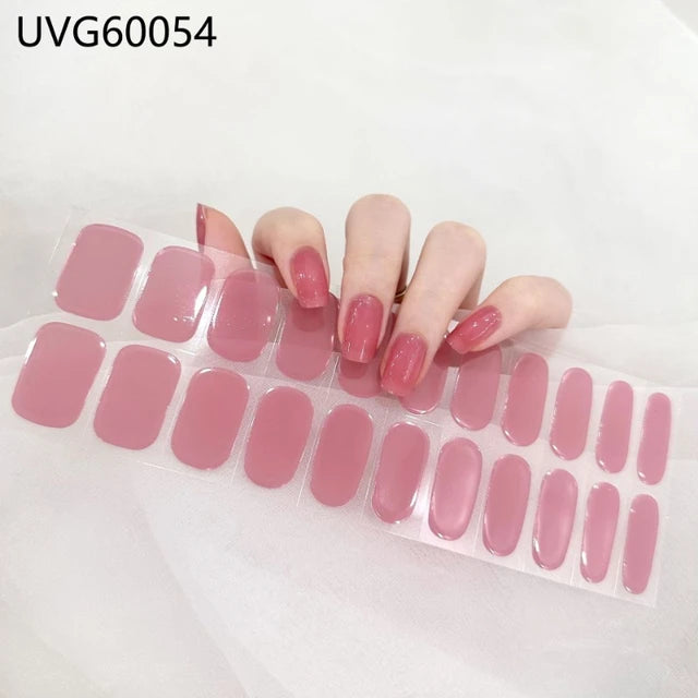 Glam&co Semicured Gel Nail Sticker