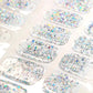 [Iridescent Champagne] Mother of Pearls Semicured DIY Gel Nail Sticker Kit