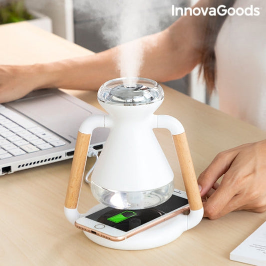 InnovaGoods 3-in-1 Phone Charger, Diffuser and Humidifier