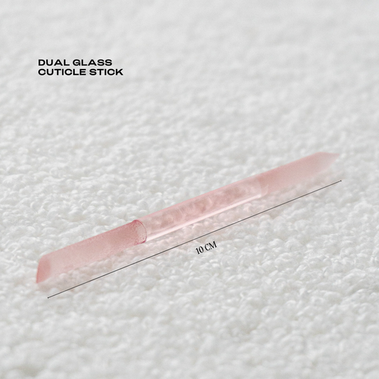 Dual Glass Cuticle Manicure Sticker (Pink)