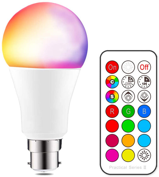 LUMI LED Smart Light Bulb, Dimmable and Multicoloured