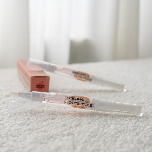 Nourishing Cute-ticle Oil Pen & Gewel Gel Nail Sticker Remover [Feeling Peachy]