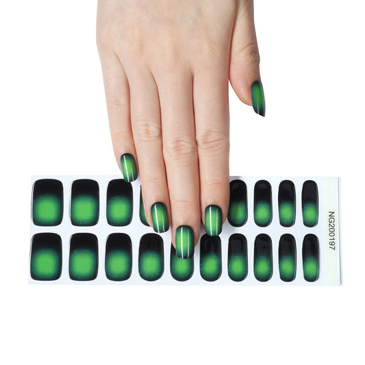 Glowing Firefly  Semicured Gel Nail Sticker Kit/NG197