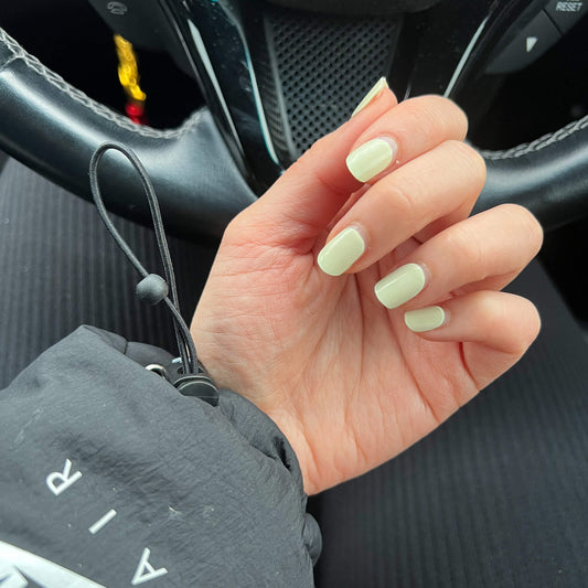 Pistachio Semicured Gel Nail Sticker Kit