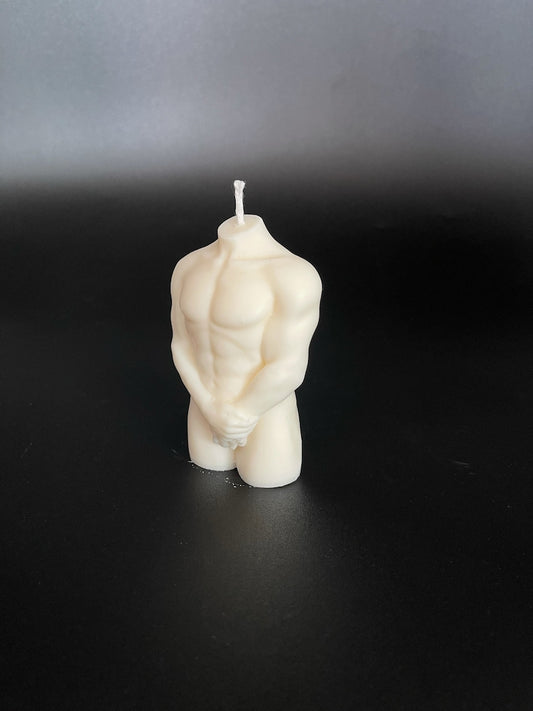 Candle, ON SALE, Male Torso Candle, Candle, Custom Candle, Torso Candle, Soy Wax Candle,