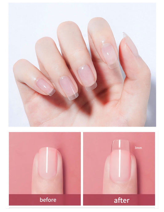 Clear Multifunctional Semicured Gel Nail Sticker Kit/NG52