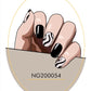 Chic Noir Semicured Gel Nail Sticker Kit/NG54