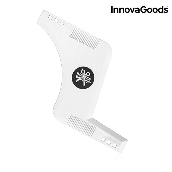 InnovaGoods Hipster Barber Beard Template for Shaving