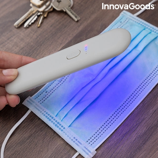 InnovaGoods Rechargeable UV Disinfectant Lamp