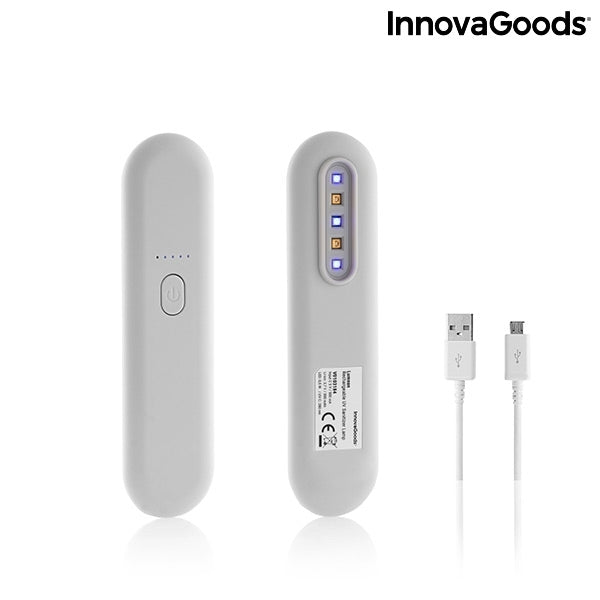 InnovaGoods Rechargeable UV Disinfectant Lamp